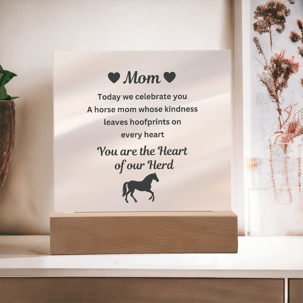 Heart of Our Herd White Acrylic Plaque – view 11