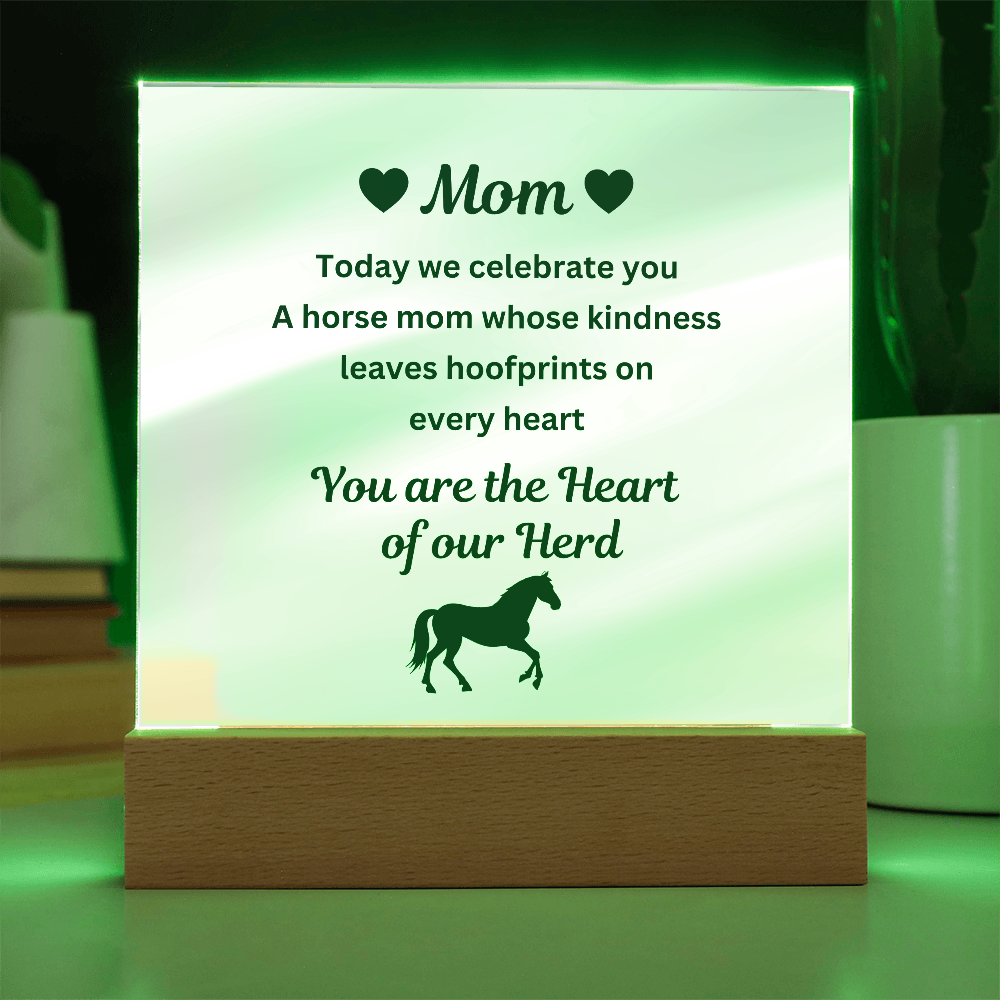 Heart of Our Herd White Acrylic Plaque – view 6