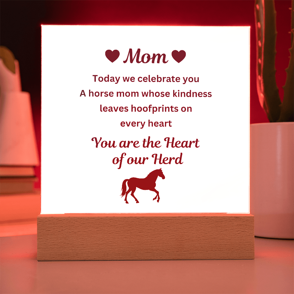 Heart of Our Herd White Acrylic Plaque – view 8