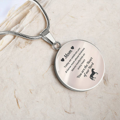 Horse Mom Necklace Gift – Heart Of Our Herd Jewelry for Mother’s Day – view 5